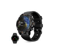 Smartwatch Ksix Explorer - Display AMOLED da 143 - Durata della batteria fino a 9 giorni - GPS - Modalità Sport e Salute Chiamate Assistenti vocali - 5 ATM - Nero