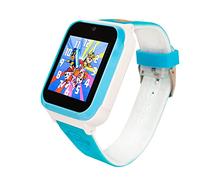 Orologio smart per bambini Paw Patrol con camera integrata e filtri a tema per modificare le foto, calcolatrice, giochi, Registratore e funzione di conteggio dei passi - Display di alta qualità (blu)