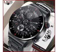 Orologio Smart per Uomo con Controllo Accessi NFC, Misuratore Attività Fisica, Monitoraggio Battito Cardiaco, Sonno e Salute Tagli Unica