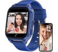 Orologio Smartwatch Bambini GPS 4G con WiFi Videochiamata SOS Orologio Telefono Sveglia Contapassi Modalità Classe Chat Vocale 7 Giochi di Intelligenza Regalo per Ragazzi e Ragazze Smart Watch