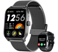 Orologio Smartwatch Donna Fitness Watch: Orologi con Chiamate Pressione Sanguigna Contapassi Impermeabile Polso Sport Tracker Bluetooth Calorie Messaggi 1,83" Quadrato Touch per Android iOS Telefono