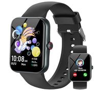 Orologio Smartwatch per Bambini, 1.8" Intelligente Fitness Tracker per Ragazzi Ragazze con 100+ Modalità Sportive, Contapassi, Sveglia, Sonno, Giochi, Smart Watch per Bambino Ado 5-16 Regalo, Nero