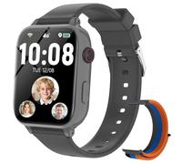 Orologio Smartwatch per Bambini GPS 4G, Smartwatch Bambino Bambina con Telefono, Videochiamata Chat Vocale Sveglia Contapassi Camera Modalità Classe, Regalo per Ragazza e Ragazzo 4-12 Anni, Nero