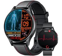 Orologio Smartwatch Uomo con Cardiofrequenzimetro Watch: 1.43" AMOLED Orologi Intelligente con ECG+HRV SpO2 Pressione Sanguigna Sonno Monitoraggio Sport Salute Smart Watches Compatibile iOS e Android
