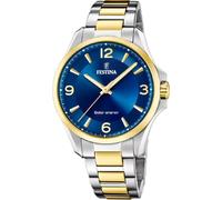 Orologio SOLAR ENERGY SILVER GOLD BLUE Festina Uomo