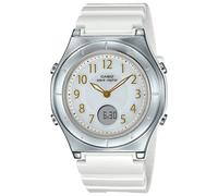 Orologio solare radio Casio Wave Ceptor LWA-M145 donna beige nero bianco Fr...