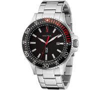 Orologio Solare Uomo NAUTICA COCOA BEACH NAPCBF205 Acciaio Nero Sub 100mt