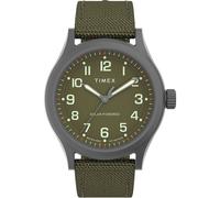 Orologio Solare Uomo TIMEX EXPEDITION NORTH TW2V64700 Pelle Tessuto Verde