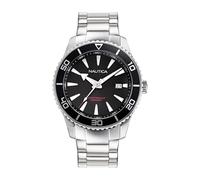 Orologio Nautica Uomo Pacific Beach NAPPBF909 Acciaio Quadrante Nero + Data