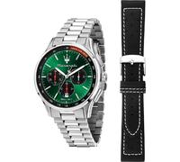 Orologio SORPASSO GIFT SET SILVER GREEN BLACK R8873624002 Maserati Uomo