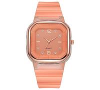 Orologio sportivo da uomo 6 in 1 con cinturino in silicone al quarzo e orologio da studente di coppia, E, misura unica