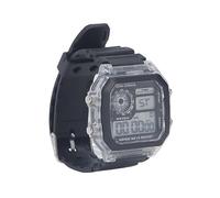 Orologio sportivo da uomo Display Data della Settimana Batteria 68 MAH 12-24 Ore WR50M Orologio elettronico impermeabile Secondo Cronometraggio per il Lavoro Quotidiano