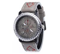 Orologio sportivo di moda maschile Personalità TRE Eye Scale Dial Orologio analogico al quarzo Business Casual Step Line Waisthole Watch