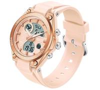 Orologio sportivo digitale da donna, impermeabile, militare, con cronografo, orologio da polso da donna, tattico, multifunzione, doppio tempo, con display a LED e conto alla rovescia, 1224 ore,