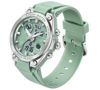 Orologio sportivo digitale da donna, impermeabile, militare, con cronografo, orologio da polso da donna, tattico, multifunzione, doppio tempo, con display a LED e conto alla rovescia, 12/24 ore, cronometro Sportivo Lyndee