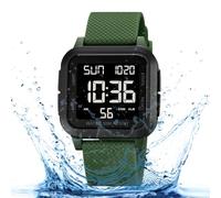 Orologio Sportivo Per Il Conto Alla Rovescia - Cinturino In Resina ABS | Quadrante Da 4 Cm Display Resistente All'acqua Fino A 50 M | Supporta I Tempi Di Allenamento Migliorando Le Prestazioni Sport A