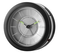 Orologio Sveglia Analogico Quarzo Design A106-7 Luce Snooze Nero