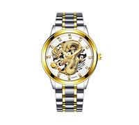 Orologio sveglio inossidabile della vigilanza del quarzo dei signori di modo, H, misura unica