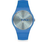 Orologio Swatch BLUE RAILS Silicone Blu Unisex Solo Tempo SUON714
