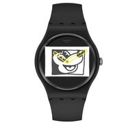 Orologio Swatch Keith Haring X Disney Topolino Bianco Sur Noir SUOZ337
