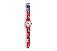Orologio Swatch KLUNK Peanuts Silicone Rosso Unisex Solo Tempo SO28Z106