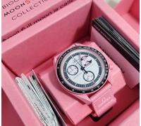Orologio Swatch x Omega Bioceramic MoonSwatch Mission Pink Moonphase 42 mm...