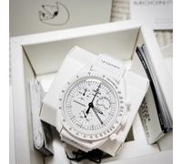 Orologio Swatch x Omega MoonSwatch Snoopy Mission to Moonphase Full Moon Bioc...
