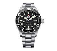 OROLOGIO SWISS MILITARY AUTOMATICO IN ACCIAIO QUADRANTE NERO - COD. SMA34075.01