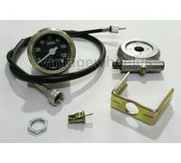 Orologio Tachimetro Smiths 0-80 Km/H 2,5" Nero Con Cavo Da 35" E Drive Speedo