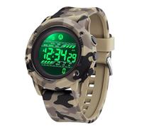 Orologio Tattico Multifunzionale Impermeabile di Design Mimetico per L'esterno, Ideale per le Avventure Nella Natura Selvaggia(YCP)