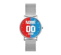 Orologio Tifoso Interista Juventino Fiorentina Napoli Milan Compreso Scatolino di Protezione Personalizzato con Nome e Numero (Catanese)