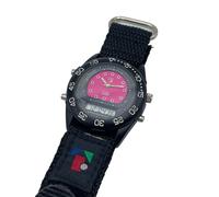 OROLOGIo TIME FORCE ANA DIGI CHRONO MULTIFUNZIONE VINTAGE UNISEX GOMMA NYLOn