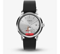 Orologio Timex da uomo Marlin automatico x Peanuts Snoopy Flying Ace in pelle...