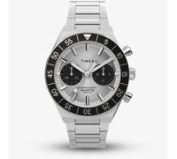 Orologio Timex da uomo Q Continental cronografo quadrante argento TW2Y55800
