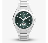 Orologio Timex da uomo Q Continental GMT con bracciale verde TW2Y24800