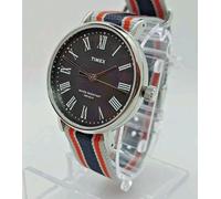 OROLOGIO TIMEX FAIRFIELD AVENUE ILLUMINAZIONE INDIGLO,NUMERI ROMANI CASSA 37mm