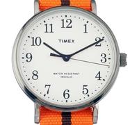 OROLOGIO TIMEX FAIRFIELD VILLAGE,LUCE INDIGLO,CASSA 37 mm,CINTURINO TESSUTO