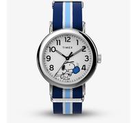 Orologio Timex x Peanuts Weekender Pickleball cinturino in tessuto blu TW2Y50600