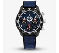 Orologio Tommy Hilfiger Uomo TH85 Blu Cronografo Cinturino Tessuto 1792183