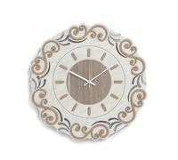 Orologio tondo parete D30 senza numeri in legno laminato TRS
