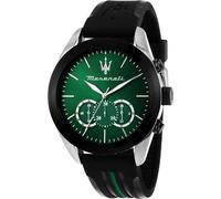 Orologio TRAGUARDO BLACK SILVER GREEN R8871612043 Maserati Uomo