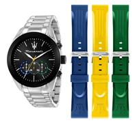 Orologio TRAGUARDO SILVER BLACK BLUE YELLOW GREEN R8873612061 Maserati Uomo