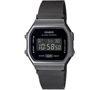 Orologio Unisex Casio in Acciaio Iconic Multifunzione A168WEMB-1BEF Nero