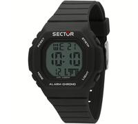 Orologio Unisex Digitale SECTOR R3251599001 Cinturino Silicone Nero