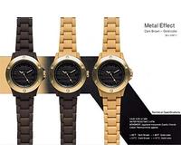 orologio unisex Kamawatch Metal Effect Collection Dark Brown - Gold color cod. KWP11
