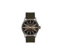 Orologio unisex nixon sentry nylon silver lt marron