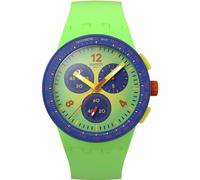 Orologio unisex Swatch Chronographing quadrante verde fresco SUSG101