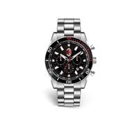 Orologio Uomo AC MILAN P-M0477UN1 Chrono Bracciale Acciaio Nero OFFICIAL