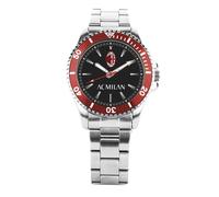 Orologio Uomo AC MILAN P-M7476UNR Bracciale Acciaio Nero OFFICIAL