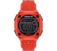 Adidas Red Rubber Digital Watch